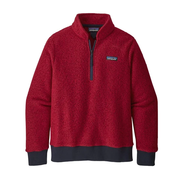 Patagonia Women's Woolyester Fleece Pullover - Molten Lava, XS