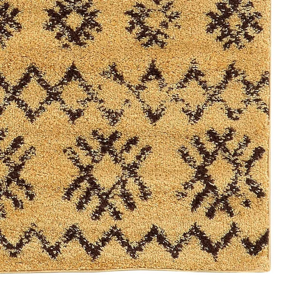 Linon Moroccan Mekenes Rug - 8& x 10& - Camel/Brown