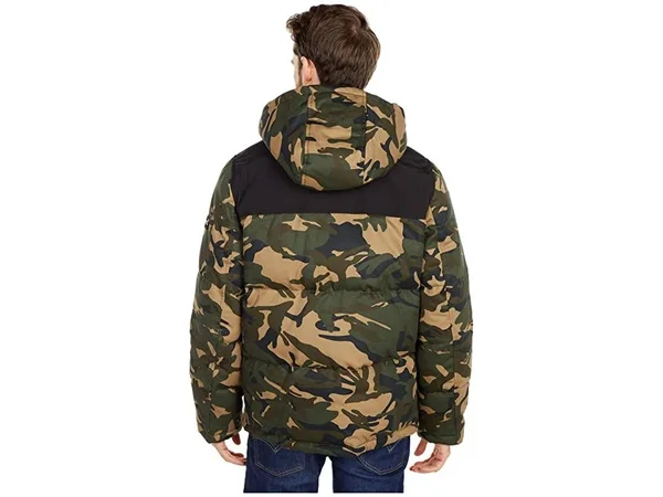 Levi&s Sherpa Fleece Hoodie Puffer Jacket - Blackcassiccamo XL