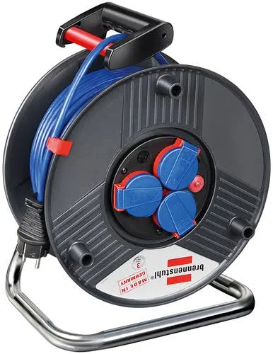Brennenstuhl 50m AT-N05V3V3-F 3G1, 5 3AC outlet(s) 50m Multicolour Power Extension