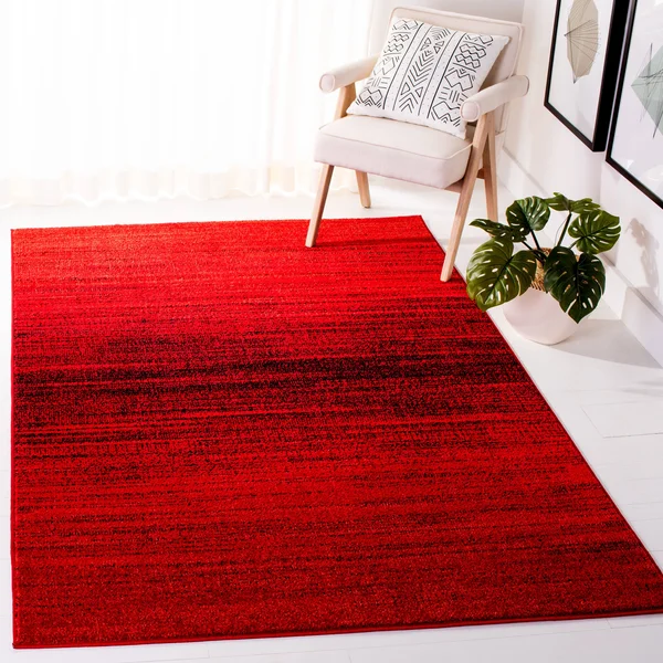 Safavieh Adirondack Rug Collection ADR142Q - Red - Black - 4& x 6&