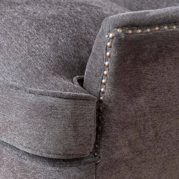 30.50x22 Gray and Brown Contemporary Tufted Club Chair