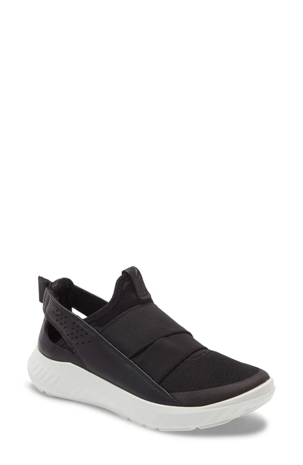 Ecco Women's St.1 Lite Slip-On Sneakers - Black