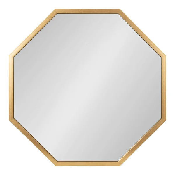 Kate and Laurel Laverty 28-in L x 28-in W Octagon Silver Framed Wall Mirror - 218781