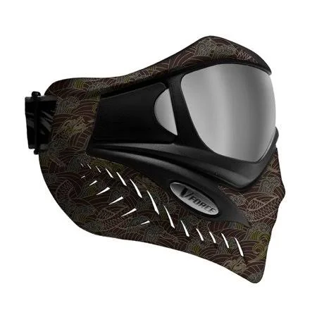 VForce V-Force Grill Paintball Mask Goggle Special Edition Dragon Fury - Adult Unisex, Size: One size, Brown