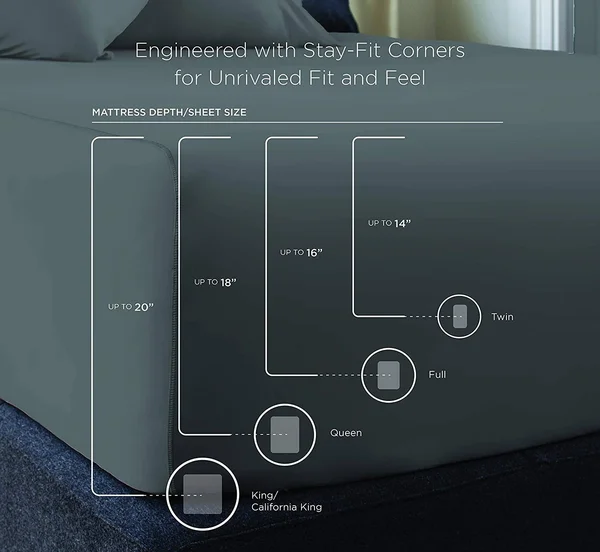 Original Performance Collection Sheet Set by Sheex - Size: King, Beige