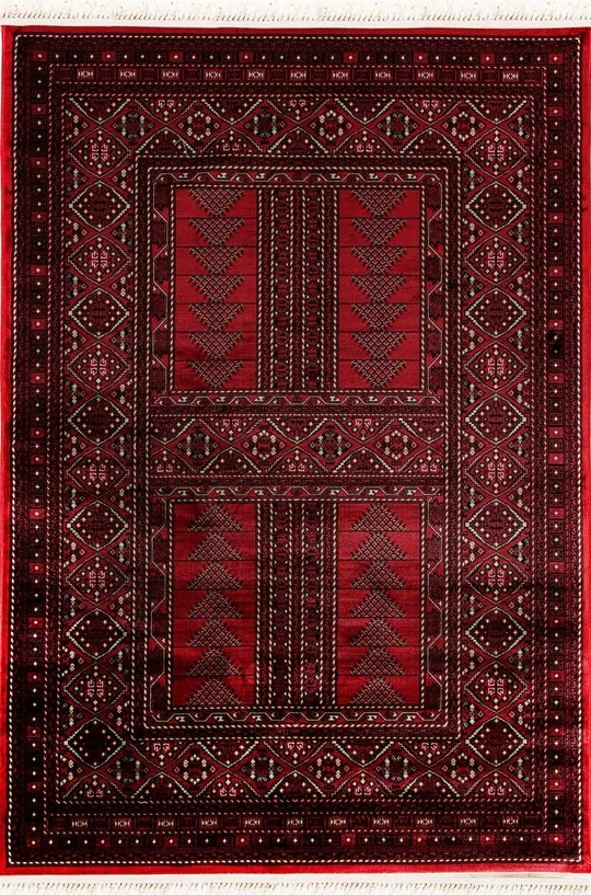 Dynamic Rugs Crown 16232 Area Rug - Red, 7&10x22x10&10x22 Rectangle