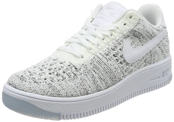 Nike Women's Af1 Flyknit Low Casual Shoe - White