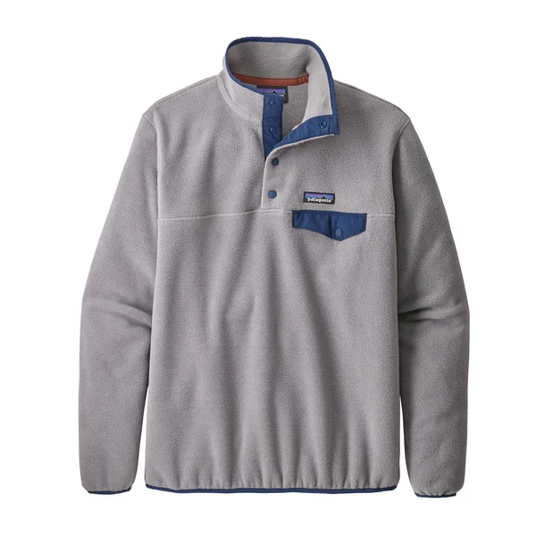 Patagonia Lightweight Synchilla Snap-T Fleece Pullover - Women's XL Feather Grey