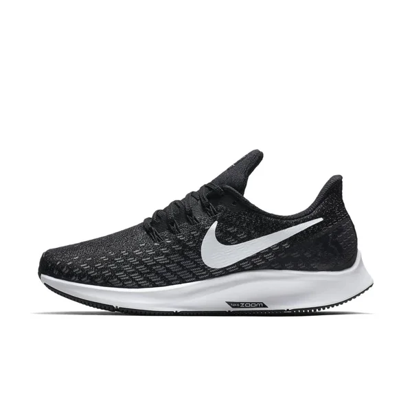 Nike Women's Women's Air Zoom Pegasus 35 Sneakers - Black White - Size 9.5