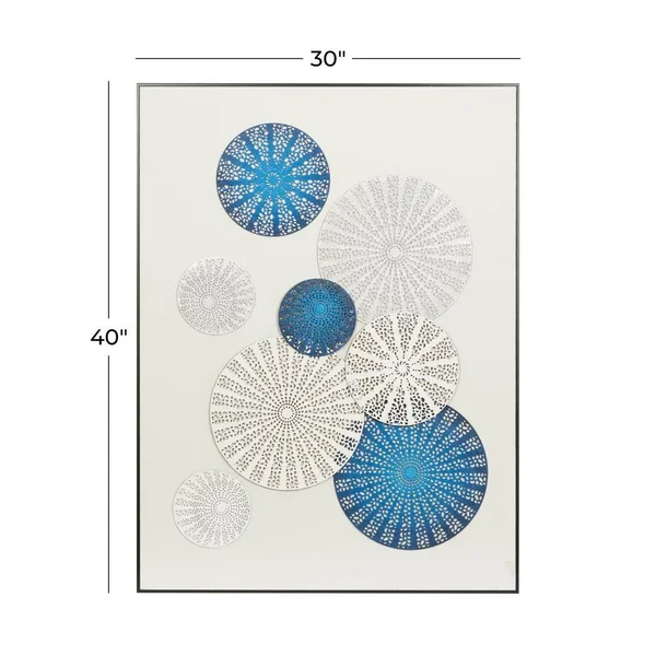 Monroe Lane Canvas Contemporary Wall Art - White