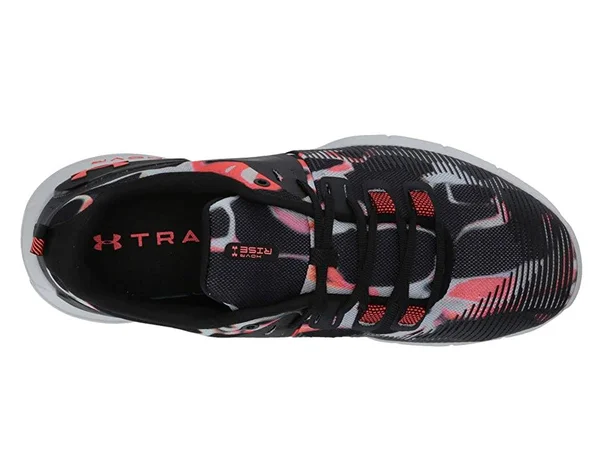 Under Armour Women's HOVR Rise Printed Training Shoes - Black, 7