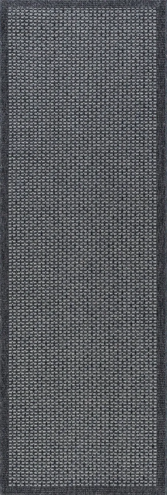 Tayse Serenity Largo 2&6&& x 11& Black Modern Area Rug