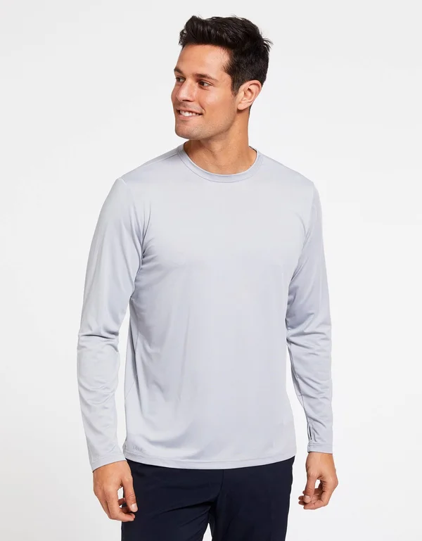 Sun Protective Long Sleeve T-Shirt UPF50+ for Men - UV Protection Black