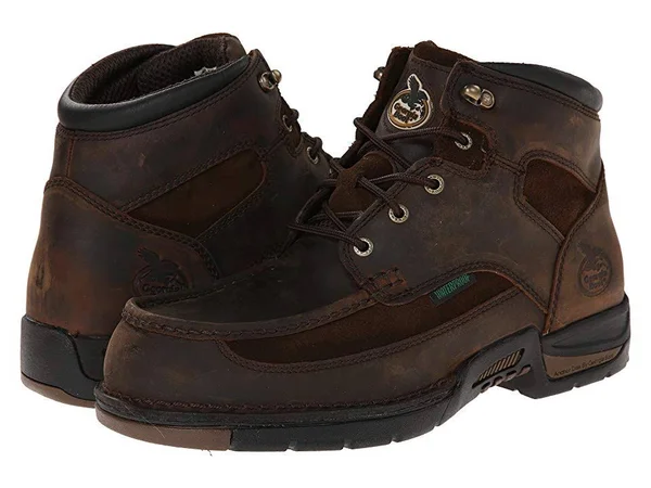 Men's Brown Georgia Athens Waterproof Work Boot Size 10