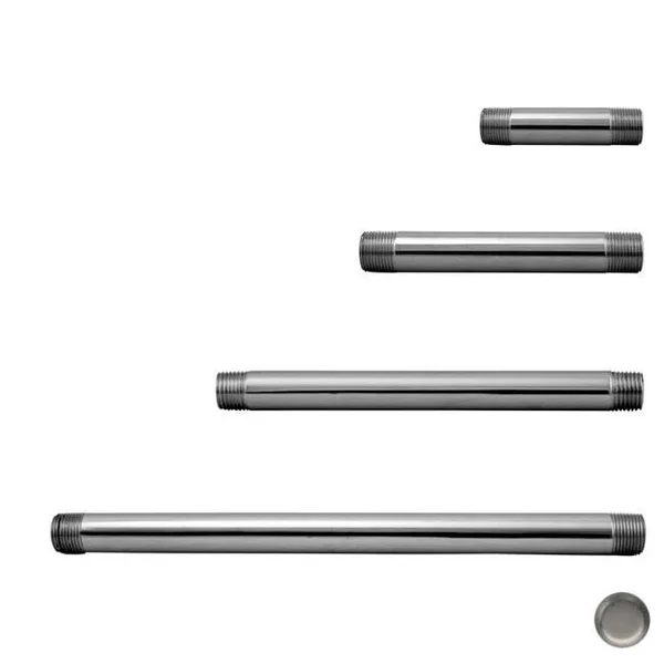 Westbrass 1/2x22 x 36x22 IPS Pipe Nipple Satin Nickel D12136-07