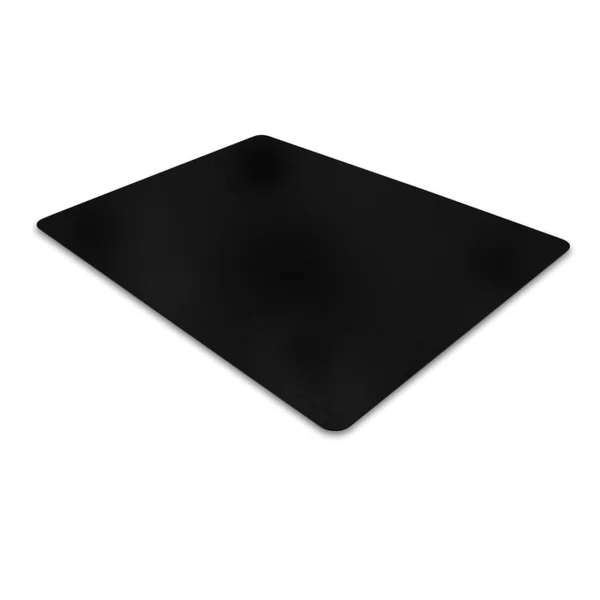 Advantagemat Black Vinyl Rectangular Chair Mat for Carpets - 48x22 x 60x22