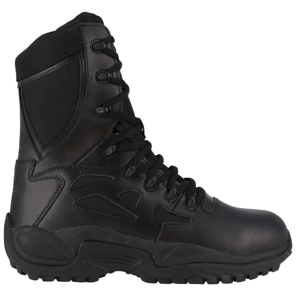 Reebok 8x22 Rapid Response RB Composite Toe Side-Zip Boots - Men's Black