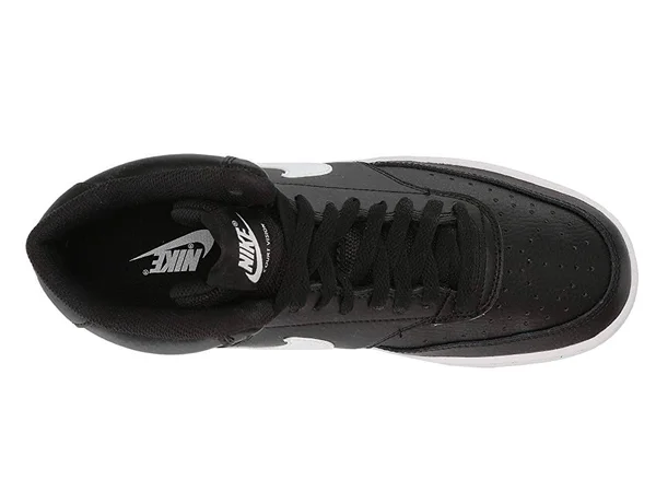 Nike Court Vision Mid (Black/White) Women's Shoes