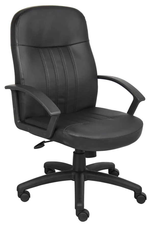 Boss Executive Leather Chair, Black