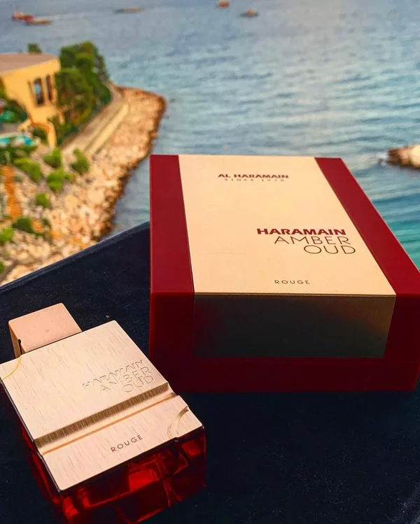 Al Haramain Amber Oud Rouge by Al Haramain 2 oz Eau De Parfum Spray for Men.