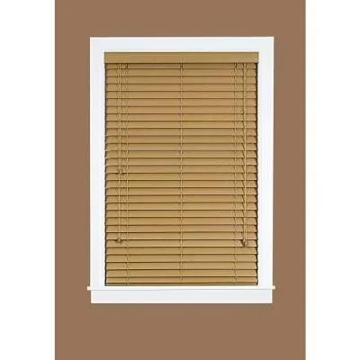 Achim Madera Falsa 2 in Faux Wood Plantation Blind - Maple
