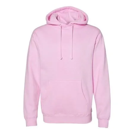 Independent Trading Co. Fleece Hooded Pullover Sweatshirt, Men's, Size: 2XL, Pink