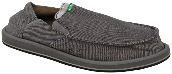 Sanuk Men's Pick Pocket Denim - Charcoal - 13