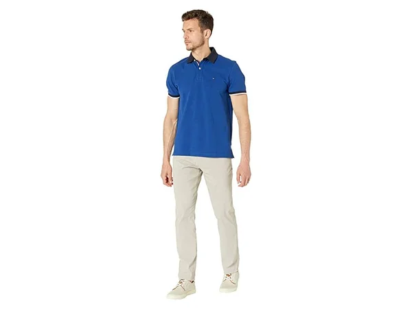 Tommy Hilfiger Men's Flag Pride Polo Shirt in Custom Fit