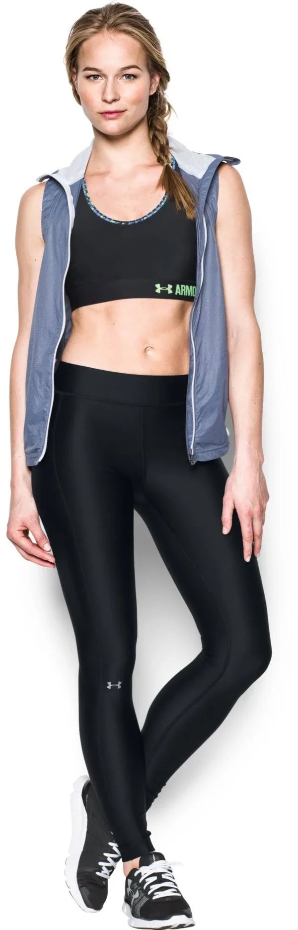 Under Armour Women's HeatGear Armour Leggings - Black - L