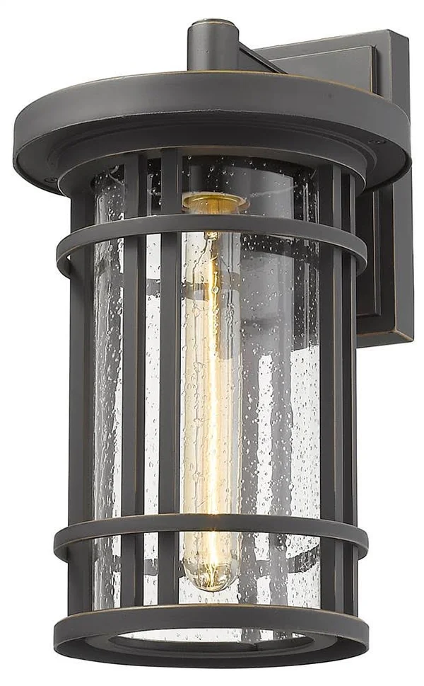 Z-Lite 570M-ORB Jordan 1 Light Outdoor Wall Sconce in Oil Rubbed Bronze