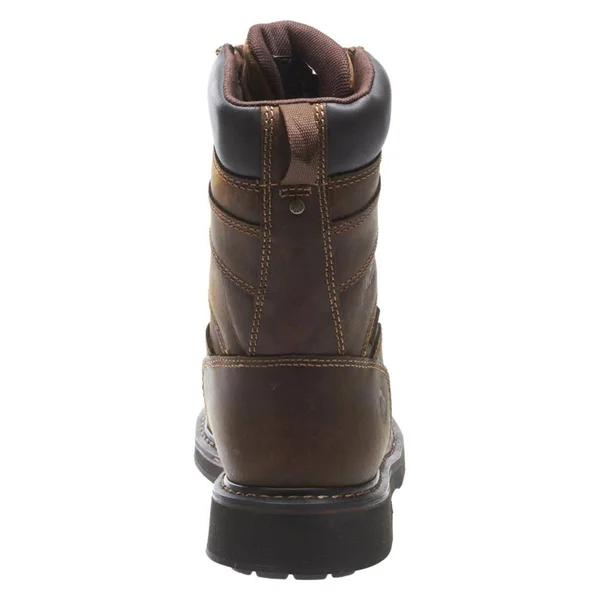 Wolverine 8x22 Brek Durashocks Steel Toe Waterproof Boots, Men's Brown