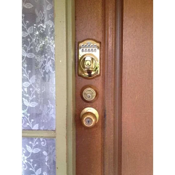 Schlage Camelot Keypad Deadbolt - Aged Bronze