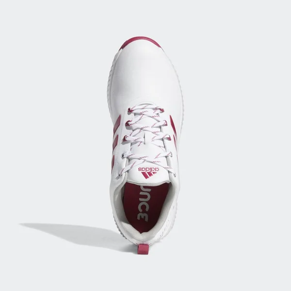 Adidas Response Bounce 2.0 Shoes - Women's - Cloud White - Wild Pink, Silver - 10