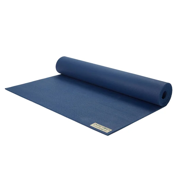 Jade Yoga Harmony Mat, Midnight Blue, 3/16x22 24x22 x 74x22