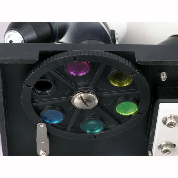 Amscope 40X-1000X Dual Light Glass Lens Metal Frame Student Microscope + Slides