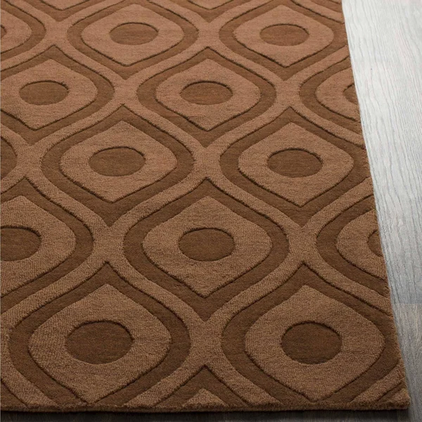 Hand-Woven Abi Tone-on-Tone Wool Rug - 5& x 7&6