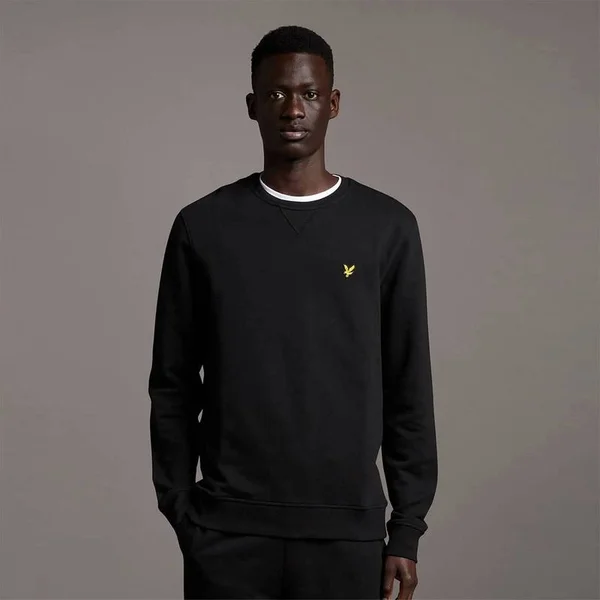 Lyle and Scott Crew Neck Sweatshirt Black