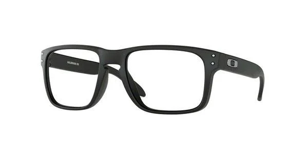 Oakley OX8156 Holbrook RX Eyeglasses - 815606 Polished Black Clear Fade