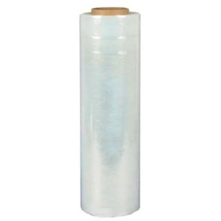 Sigma Brand Hand Stretch Wrap Blown Film 15 inch x 1500' x 80 Gauge 16 Rolls - Clear