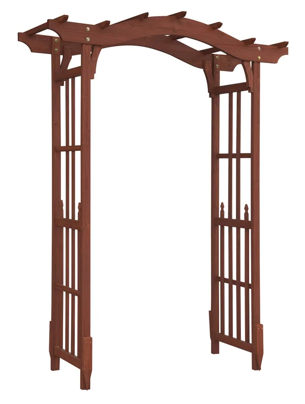 Convenience Concepts Oxford Garden Arbor, Red