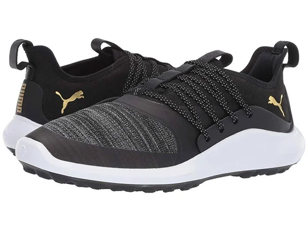 Puma Ignite NXT Solelace Men's Golf Shoes - 8.5 - Black/Gold