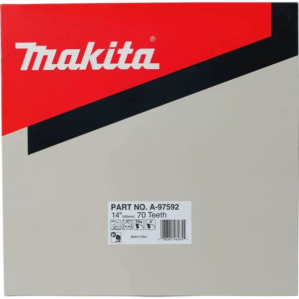 Makita A-97592 14 inch (70T) Carbide-Tipped Metal Cutting Blade - Ferrous Metal