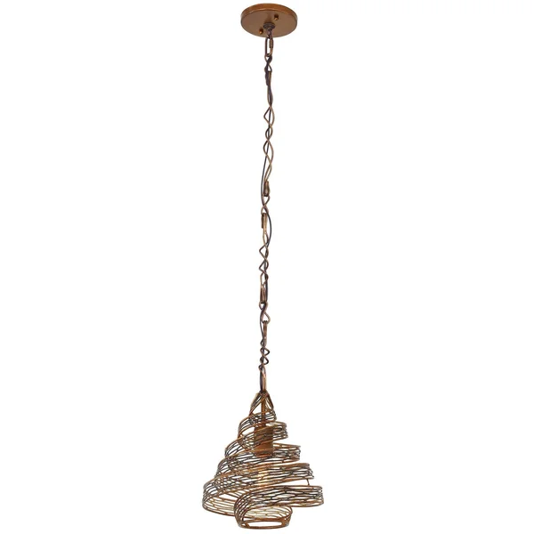 Varaluz Flow Mini Pendant Hammered Ore 1 Light 240P01HO
