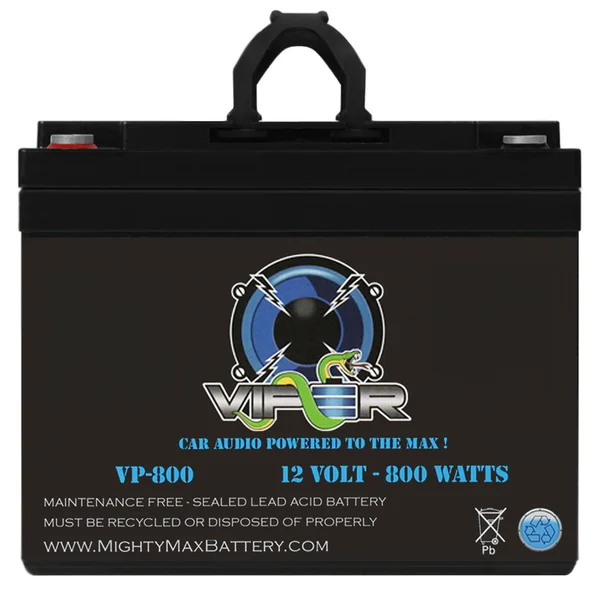 Viper Vp-800 12V 800 Watt Car Audio High Current Power Cell, Battery