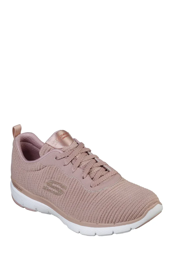 Skechers Women's Flex Appeal 3.0 Sneaker, Mauve (Pink)