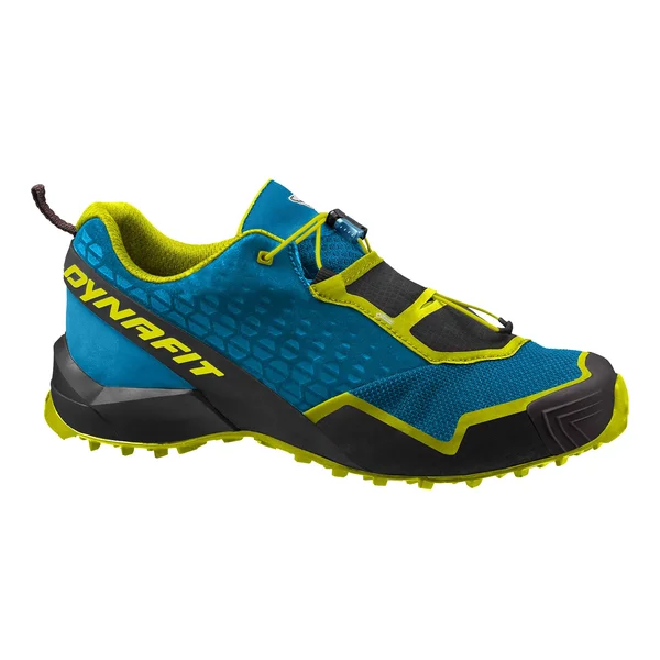 Dynafit Men's Speed Mtn GTX Shoe - 12 - Mykonos Blue - Lime Punch