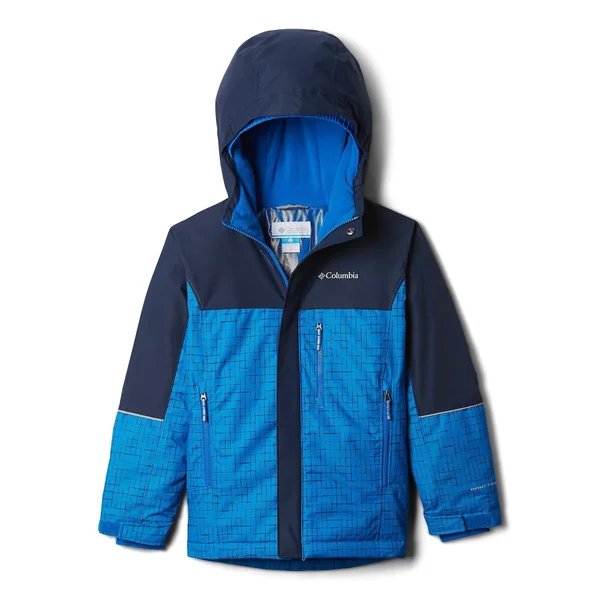 Columbia Mighty Mogul Jacket M - Super Blue Check, Collegiate Navy