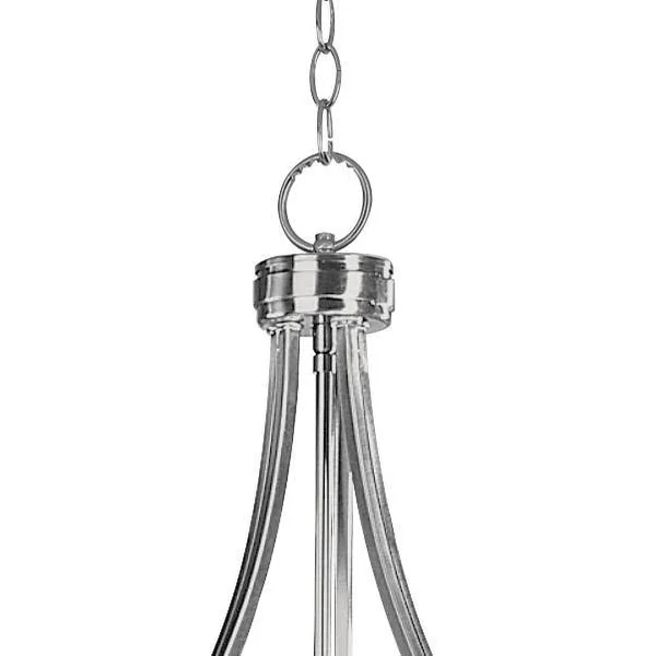 Possini Euro Design Deco Nickel 24 1/4x22 Wide Pendant Light