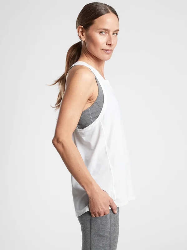 Athleta Women's Ultimate Train Tank Bright White Size M